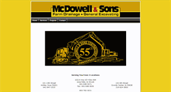 Desktop Screenshot of mcdowellandsons.com