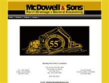 Tablet Screenshot of mcdowellandsons.com